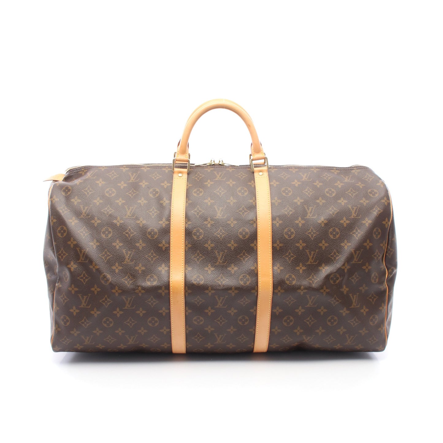 キーポル60 モノグラム ボストンバッグ PVC レザー ブラウン ルイヴィトン バッグ LOUIS VUITTON