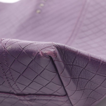 イントレチャート ハンドバッグ トートバッグ レザー パープル ボッテガヴェネタ バッグ BOTTEGA VENETA