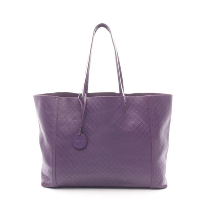 イントレチャート ハンドバッグ トートバッグ レザー パープル ボッテガヴェネタ バッグ BOTTEGA VENETA