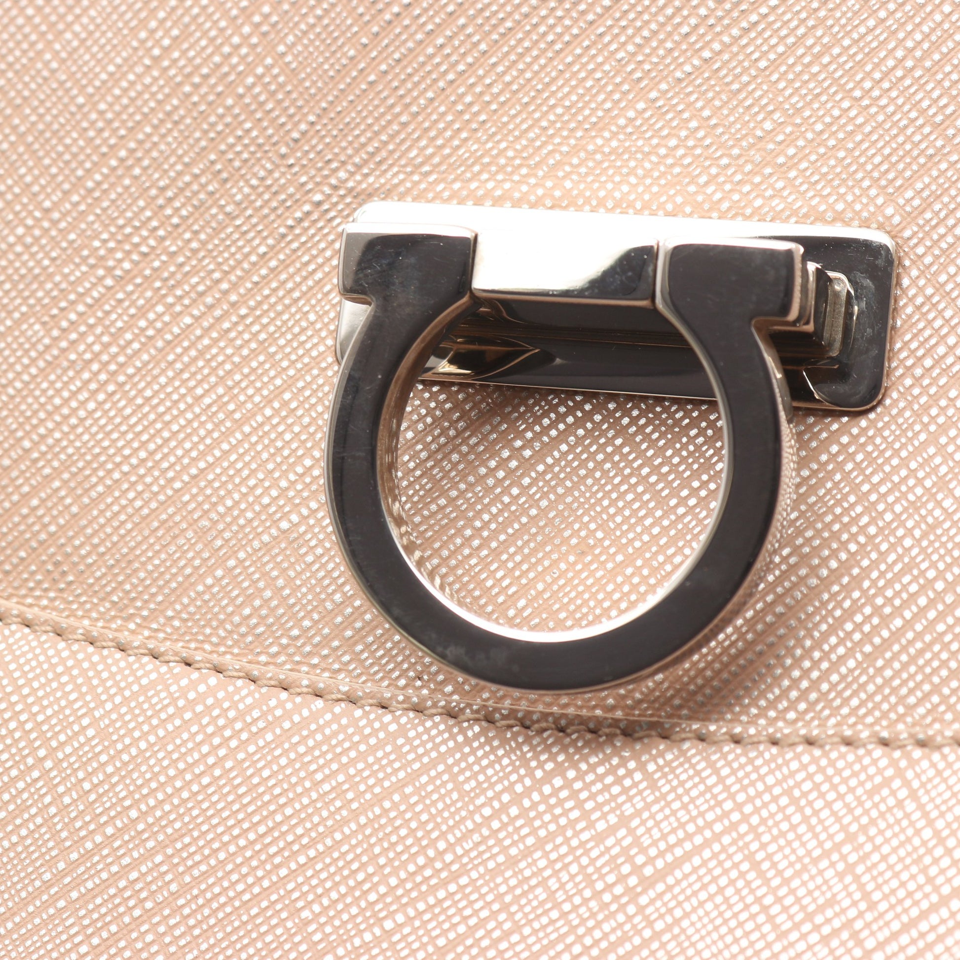 ガンチーニ ハンドバッグ レザー ピンク サルヴァトーレフェラガモ バッグ Salvatore Ferragamo