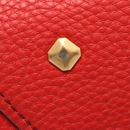 2WAY ハンドバッグ レザー レッド エムシーエム バッグ MCM