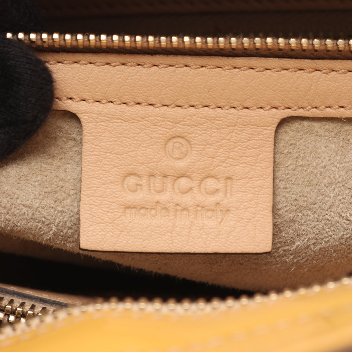 メイフェア GG柄 ハンドバッグ トートバッグ エナメルレザー イエロー グッチ バッグ GUCCI