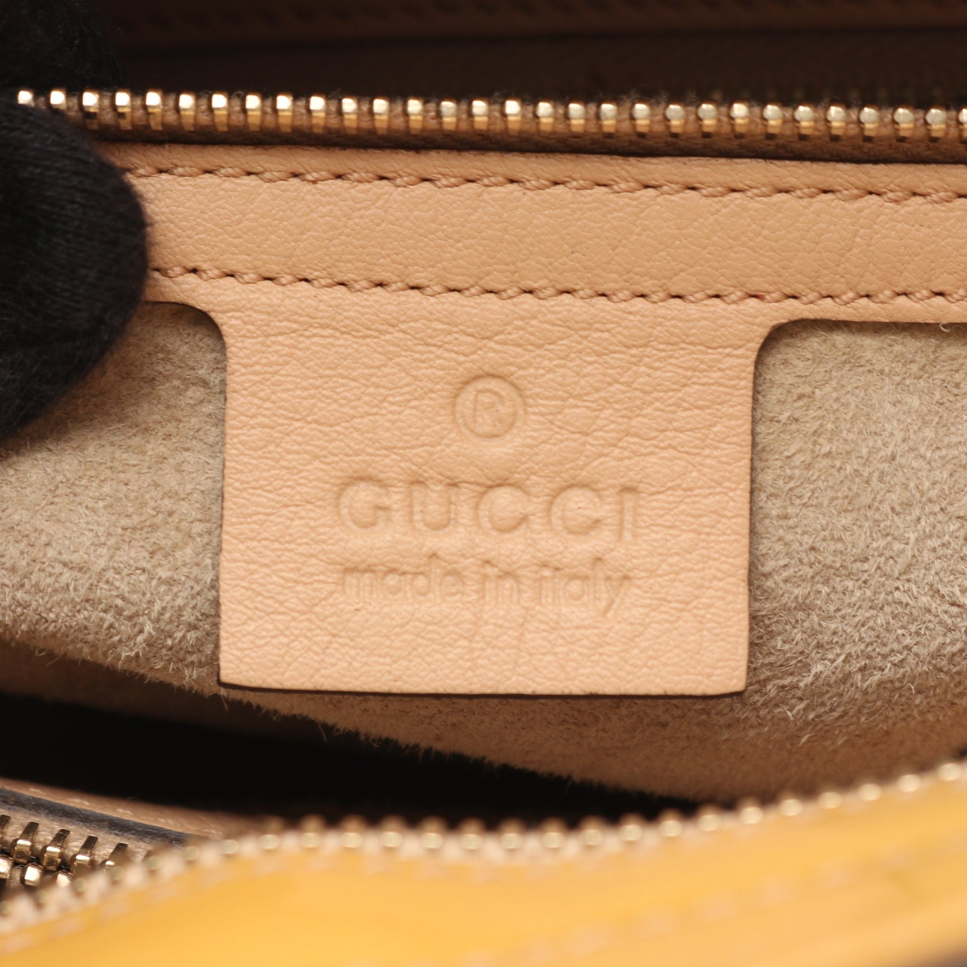 メイフェア GG柄 ハンドバッグ トートバッグ エナメルレザー イエロー グッチ バッグ GUCCI