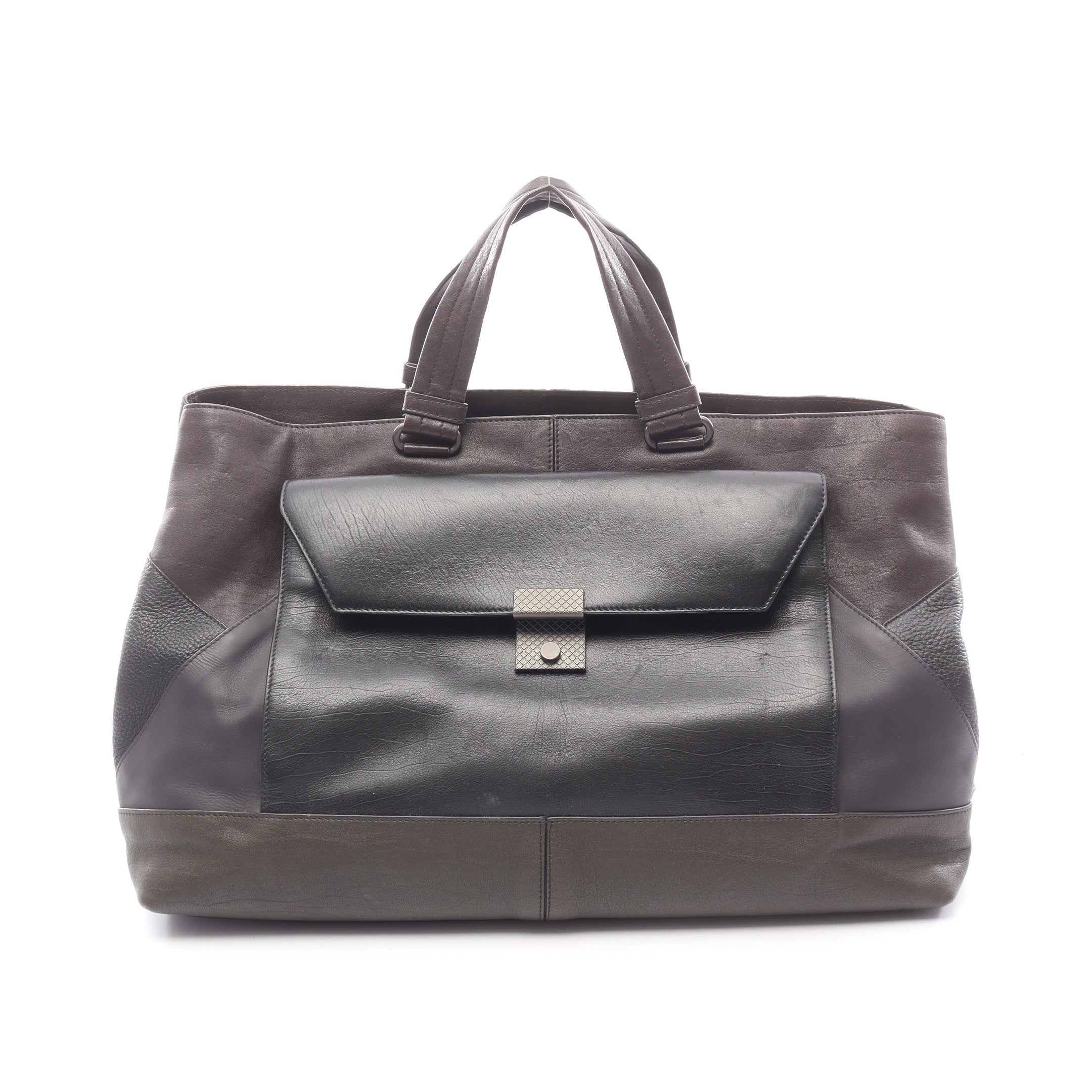 BOTTEGA VENETA ダークブラウン トートバッグ ボッテガヴェネタ イントレチャート トート ハンドバッグ 本革 ダーク