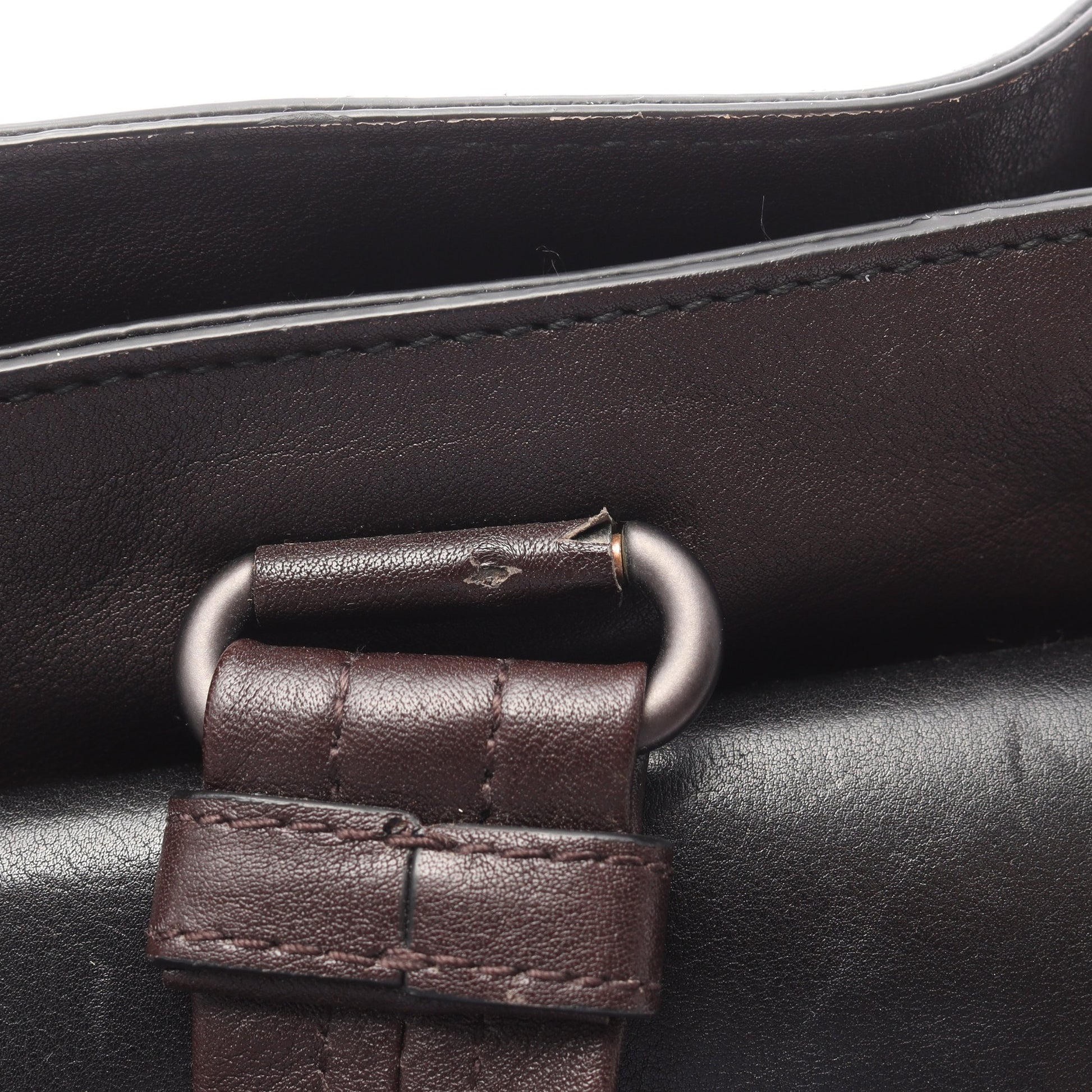イントレチャート ハンドバッグ トートバッグ レザー ブラック マルチカラー ボッテガヴェネタ バッグ BOTTEGA VENETA