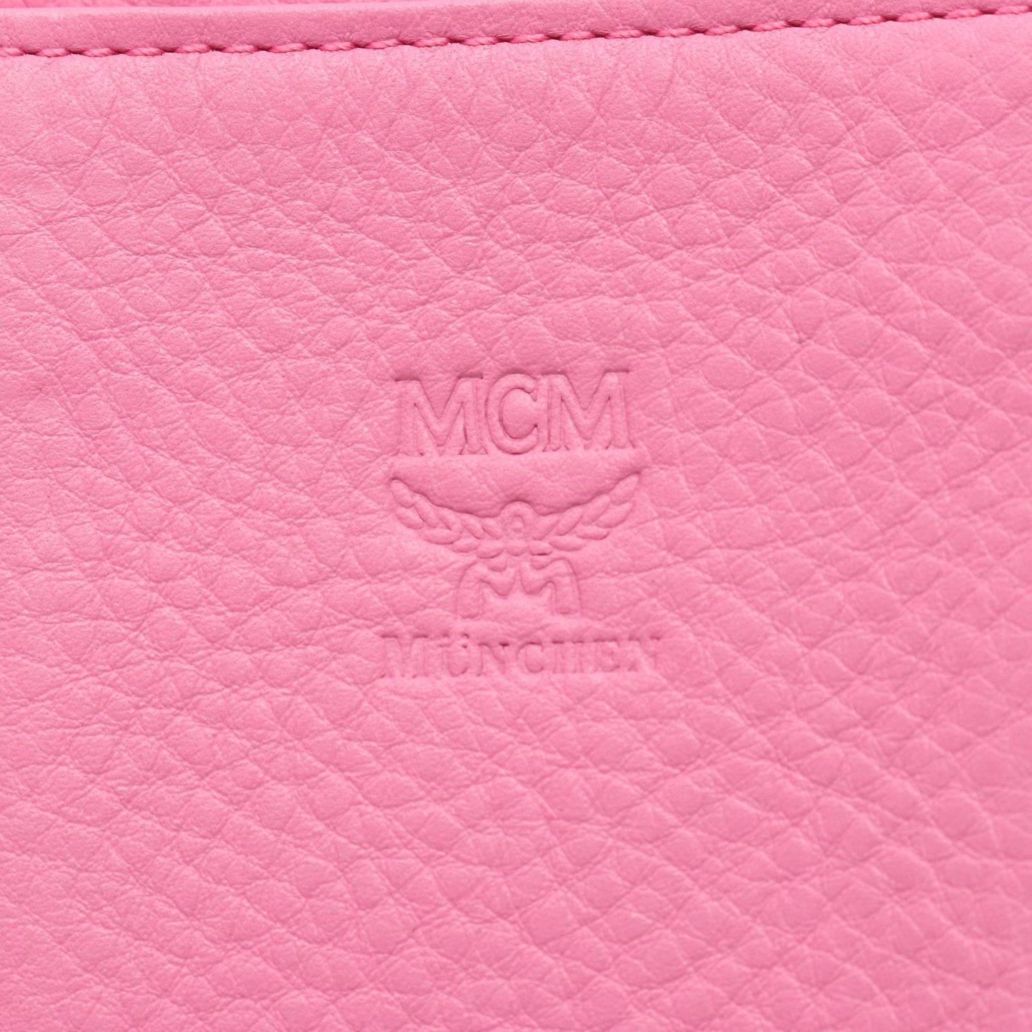ヴィセトス ラウンドファスナー財布 PVC レザー ピンク エムシーエム 財布・小物 MCM