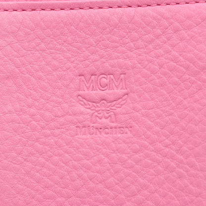 ヴィセトス ラウンドファスナー財布 PVC レザー ピンク エムシーエム 財布・小物 MCM