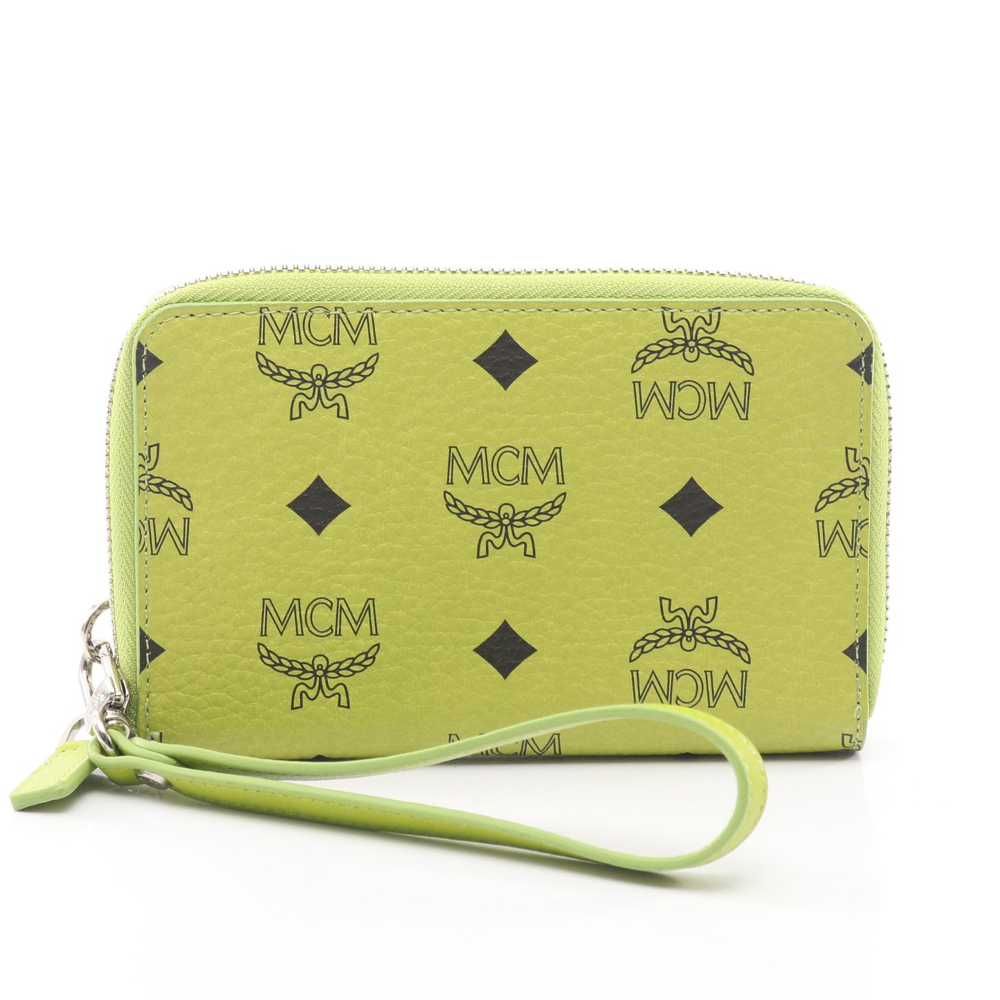 ヴィセトス ラウンドファスナー財布 レザー ライトグリーン エムシーエム 財布・小物 MCM