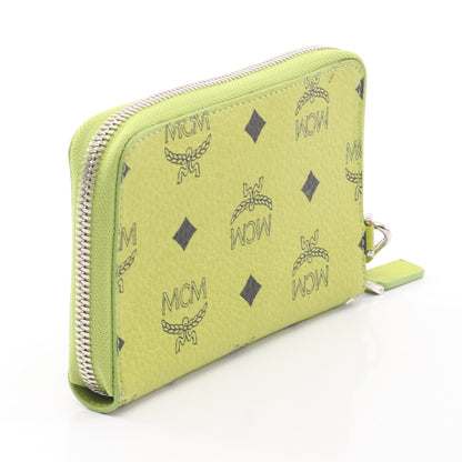 ヴィセトス ラウンドファスナー財布 レザー ライトグリーン エムシーエム 財布・小物 MCM