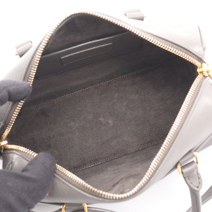 ベイビーダッフル 2WAY ハンドバッグ レザー グレー サンローランパリ バッグ SAINT LAURENT PARIS