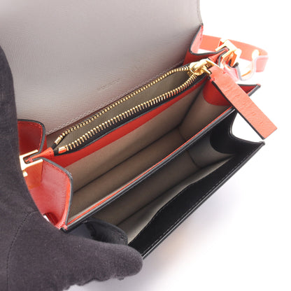TRUNK BAG MINI トランクバッグ ミニ ショルダーバッグ レザー ライトグレー ブラック オレンジ マルニ バッグ MARNI