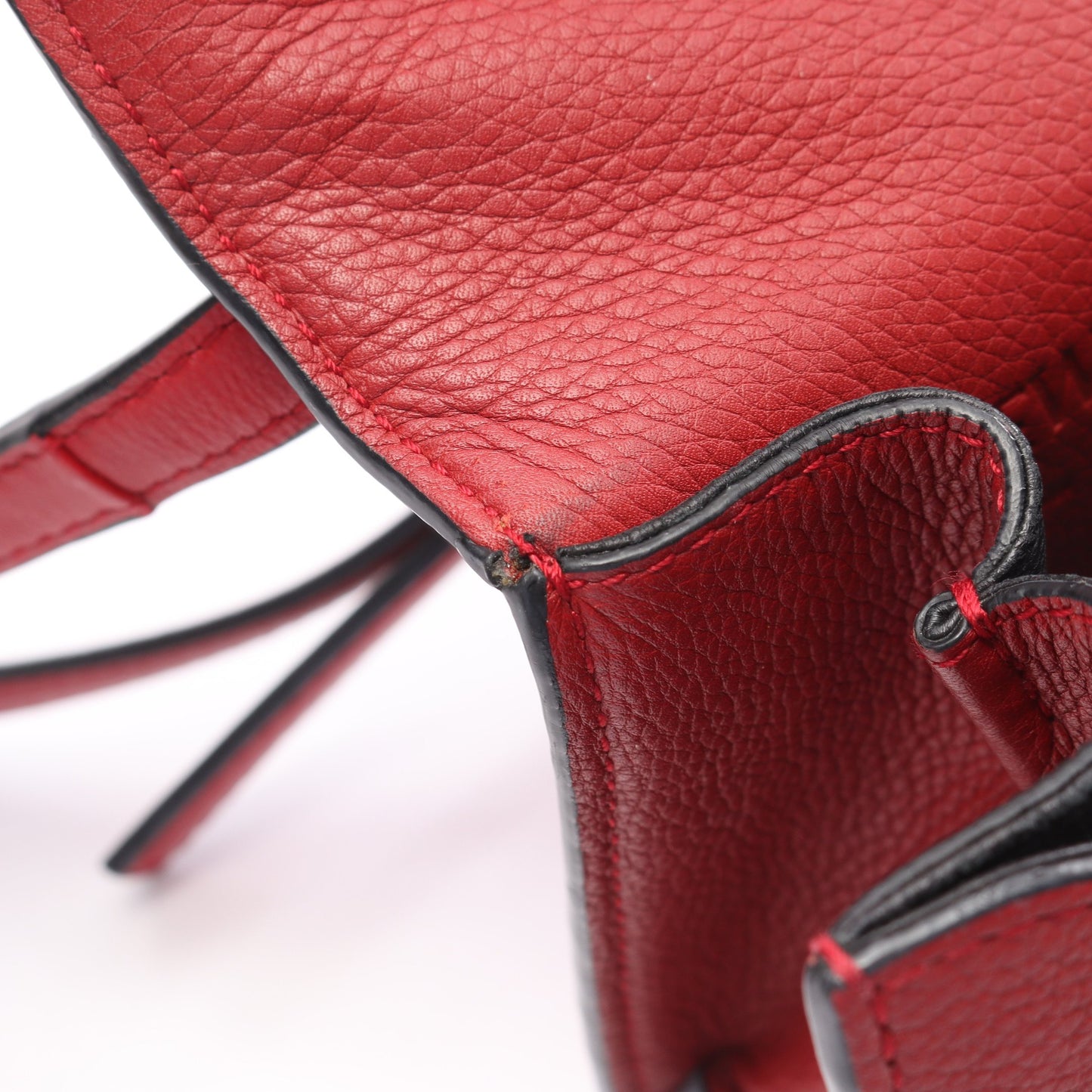 バルセロナ ショルダーバッグ レザー レッド ロエベ バッグ LOEWE
