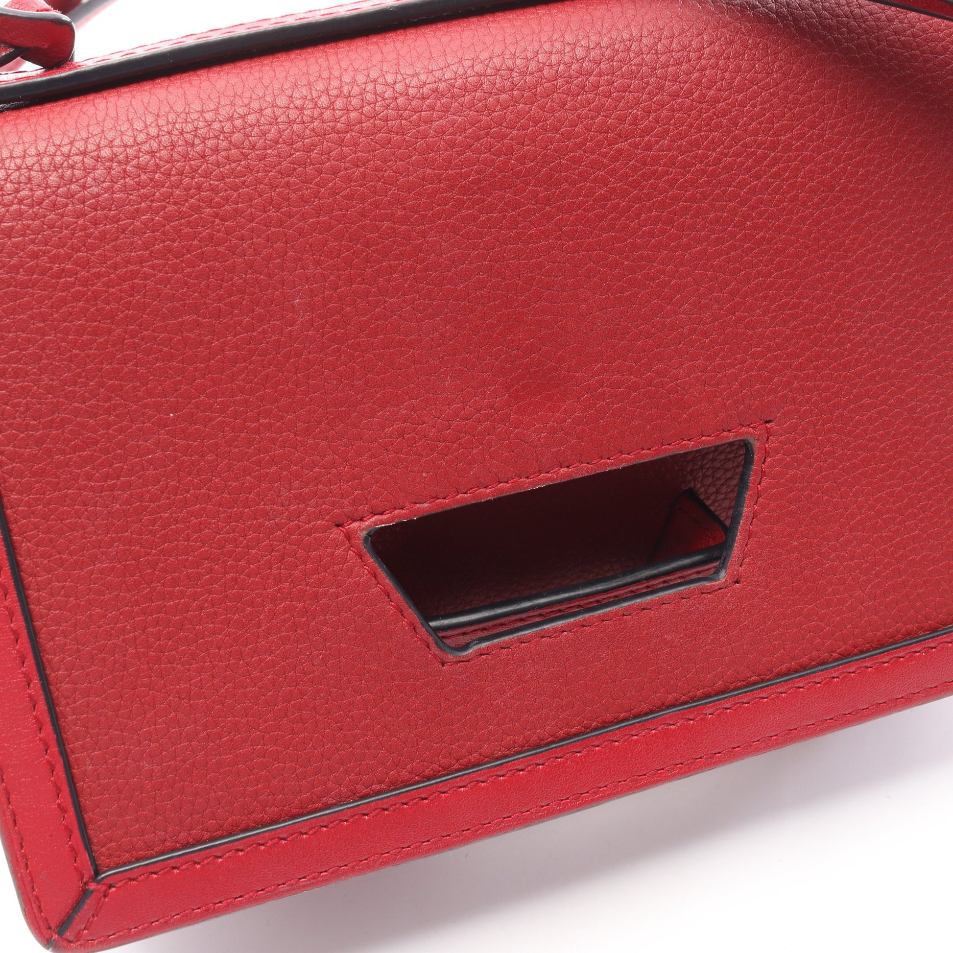 バルセロナ ショルダーバッグ レザー レッド ロエベ バッグ LOEWE