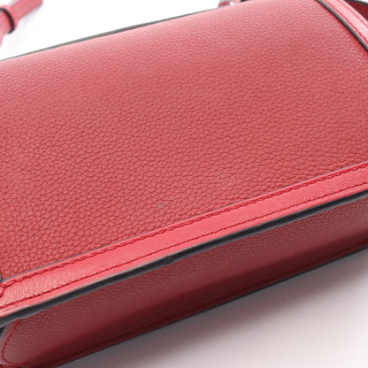 バルセロナ ショルダーバッグ レザー レッド ロエベ バッグ LOEWE