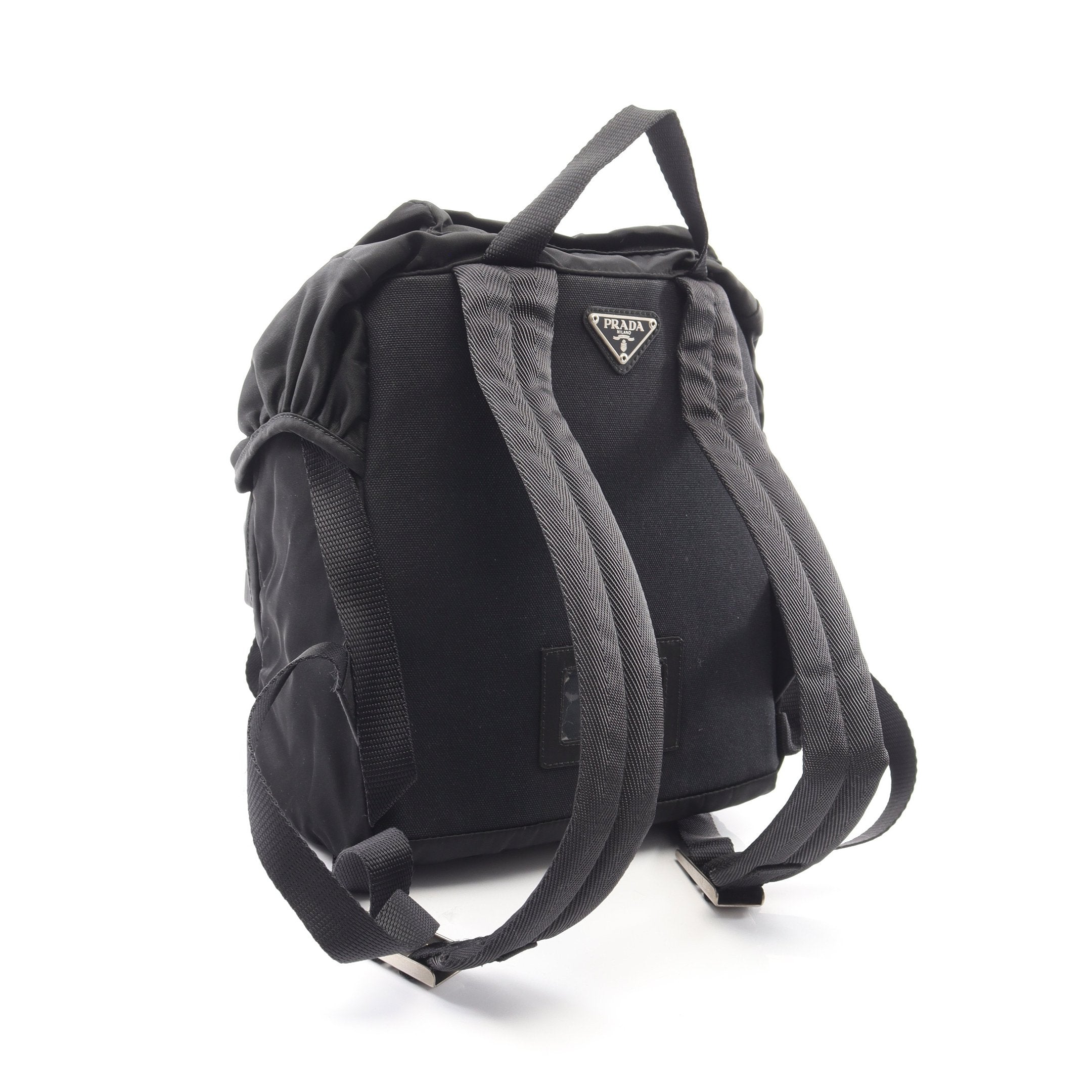 PRADA ナイロンリュック バックパック ブラック ジャンク PRADA プラダ ロゴ ナイロン バックパック⁄リュック 2VZ034 黒 PRADA