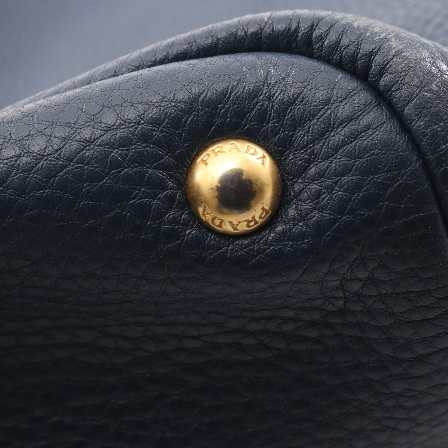 トートバッグ サイドジップ ショルダーバッグ トートバッグ レザー ネイビー プラダ バッグ PRADA