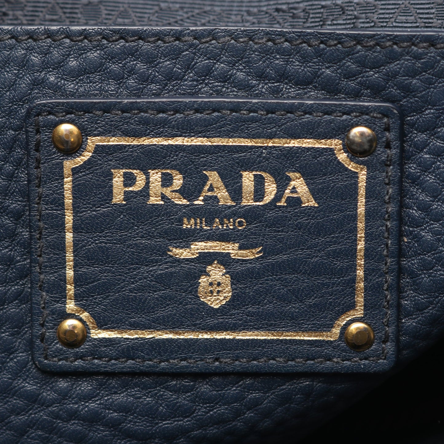 トートバッグ サイドジップ ショルダーバッグ トートバッグ レザー ネイビー プラダ バッグ PRADA