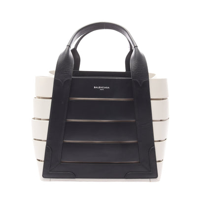 マリントートバッグ ハンドバッグ トートバッグ レザー キャンバス ブラック ホワイト バレンシアガ バッグ BALENCIAGA