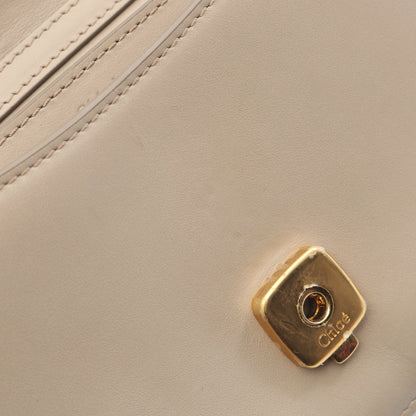 CHLOE C クロエシー チェーンショルダーバッグ レザー ベージュ クロエ バッグ Chloe