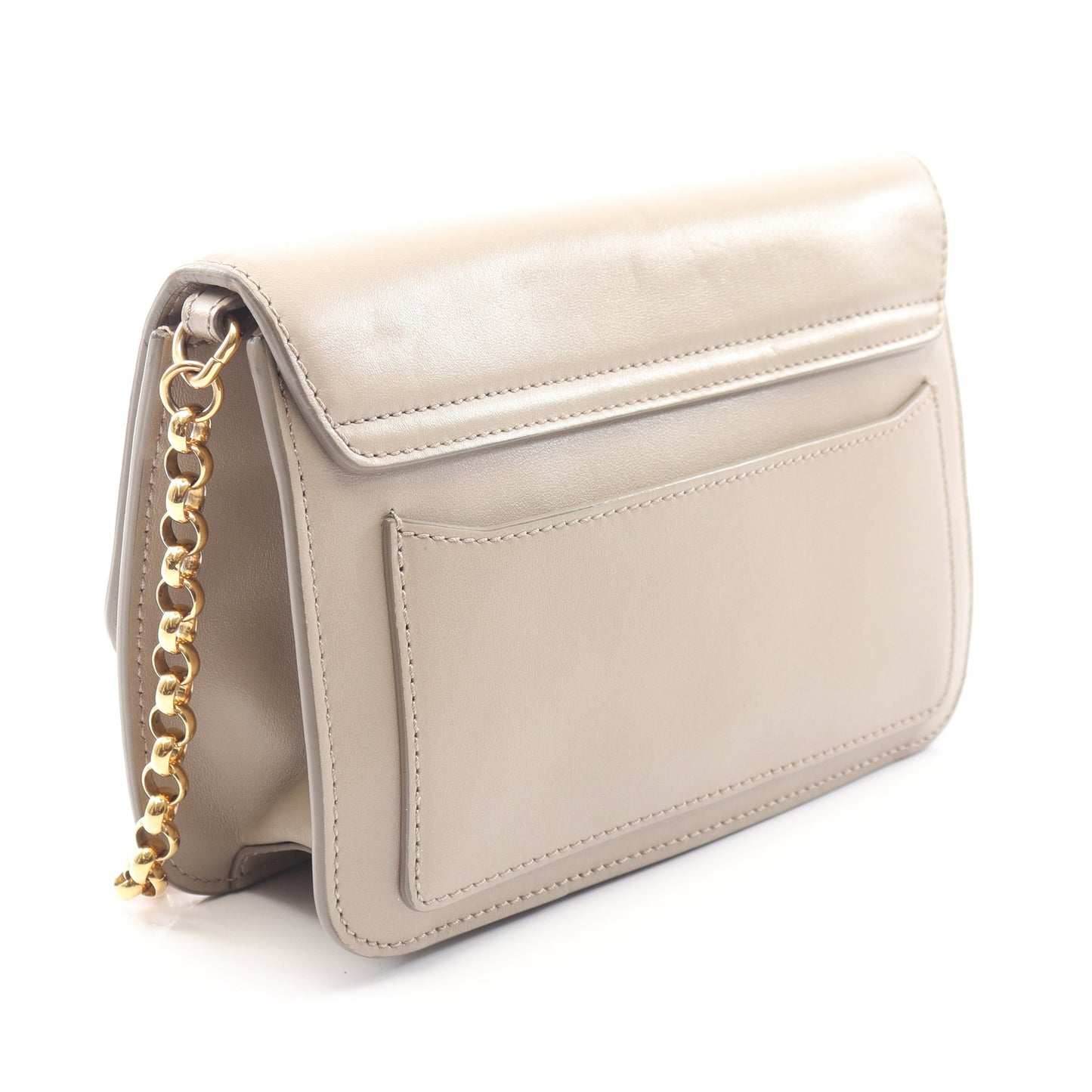 CHLOE C クロエシー チェーンショルダーバッグ レザー ベージュ クロエ バッグ Chloe