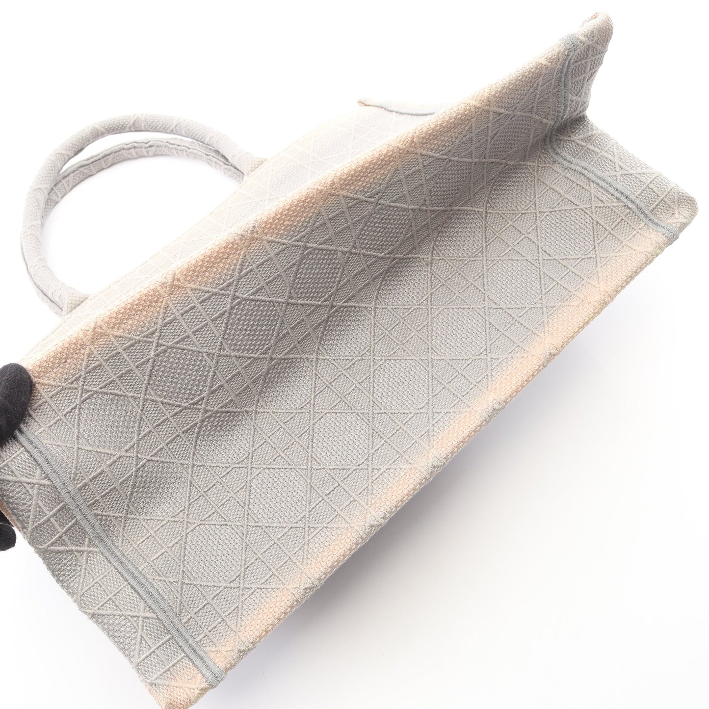 BOOK TOTE ブックトート ミディアム ハンドバッグ トートバッグ キャンバス グレー クリスチャンディオール バッグ Christian Dior