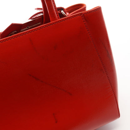 PETITE 2JOURS プチ トゥージュール 2WAY ハンドバッグ エナメルレザー レッド フェンディ バッグ FENDI