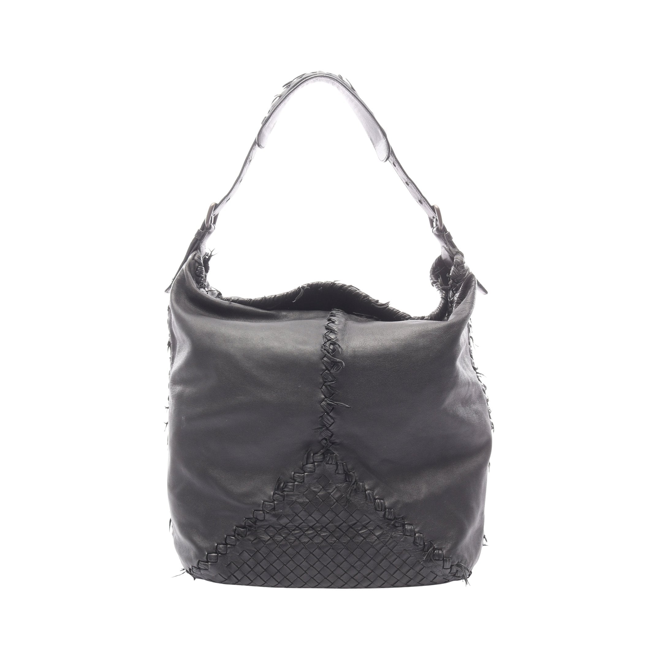 BOTTEGA VENETA レザー トートバッグ ブラック
