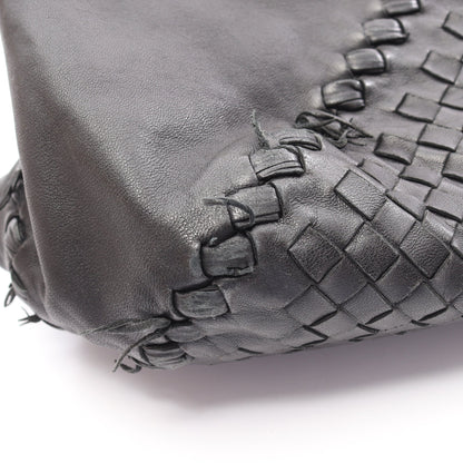 イントレチャート ショルダーバッグ トートバッグ レザー ブラック ボッテガヴェネタ バッグ BOTTEGA VENETA