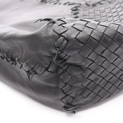 イントレチャート ショルダーバッグ トートバッグ レザー ブラック ボッテガヴェネタ バッグ BOTTEGA VENETA