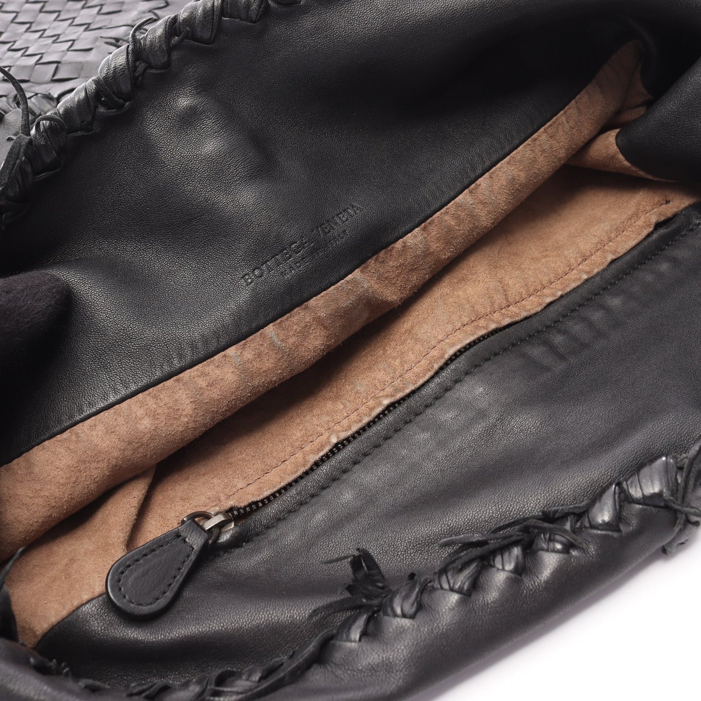 イントレチャート ショルダーバッグ トートバッグ レザー ブラック ボッテガヴェネタ バッグ BOTTEGA VENETA