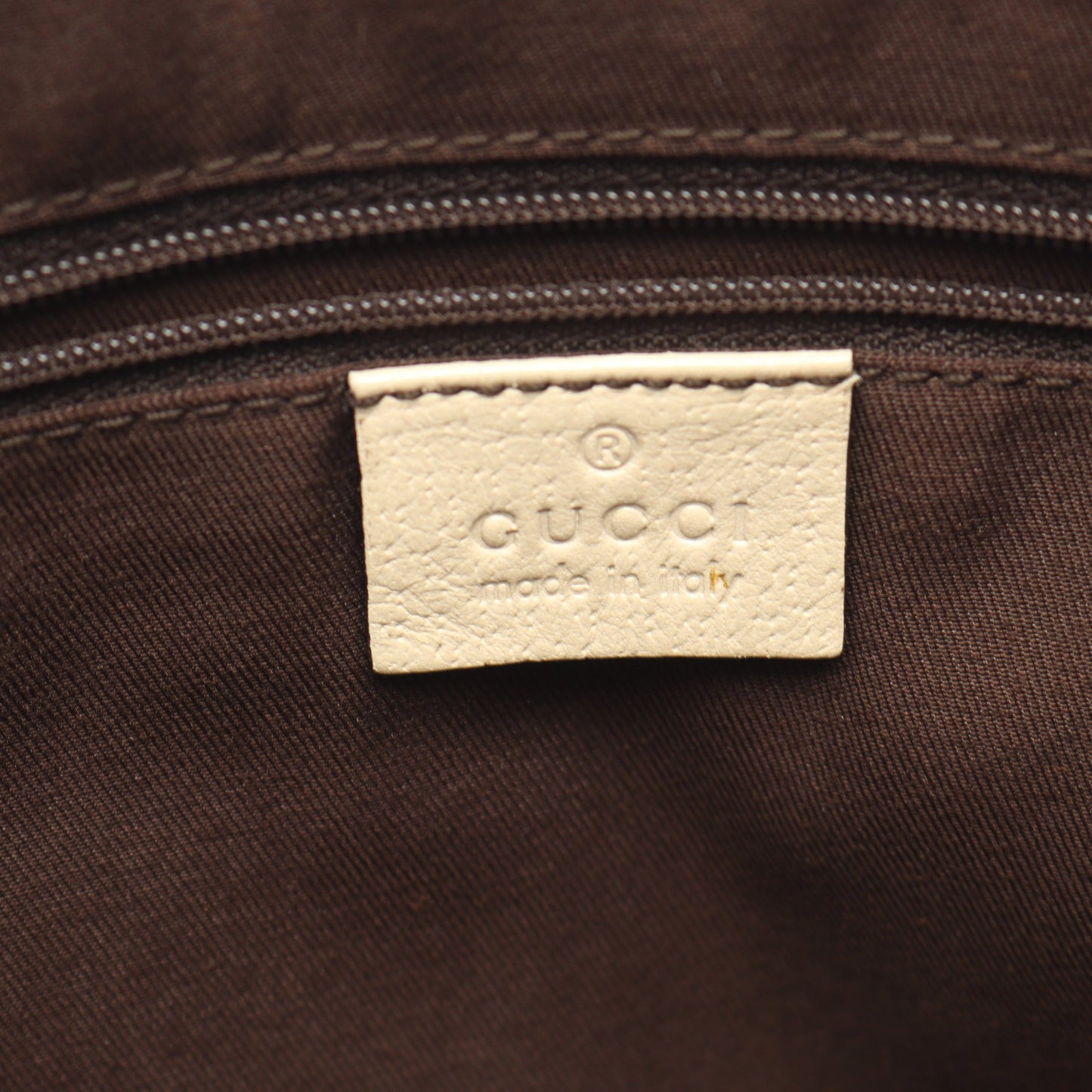 ワンショルダーバッグ キャンバス レザー ベージュ アイボリー グッチ バッグ GUCCI