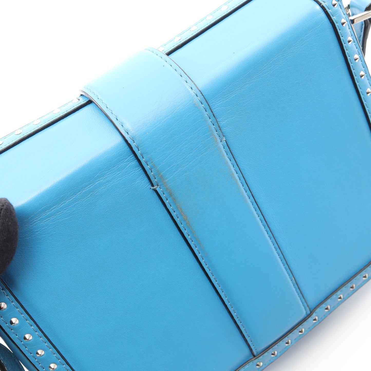 ショルダーバッグ レザー ブルー エムシーエム バッグ MCM