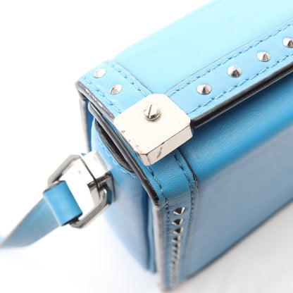 ショルダーバッグ レザー ブルー エムシーエム バッグ MCM