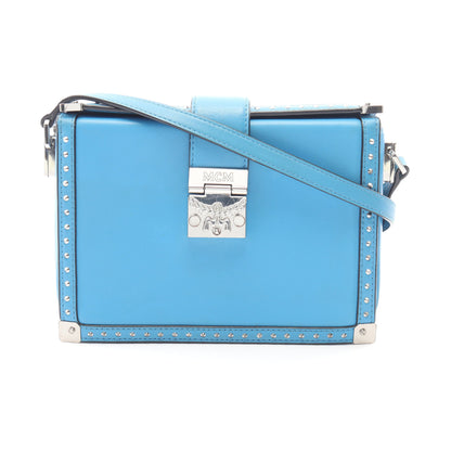 ショルダーバッグ レザー ブルー エムシーエム バッグ MCM