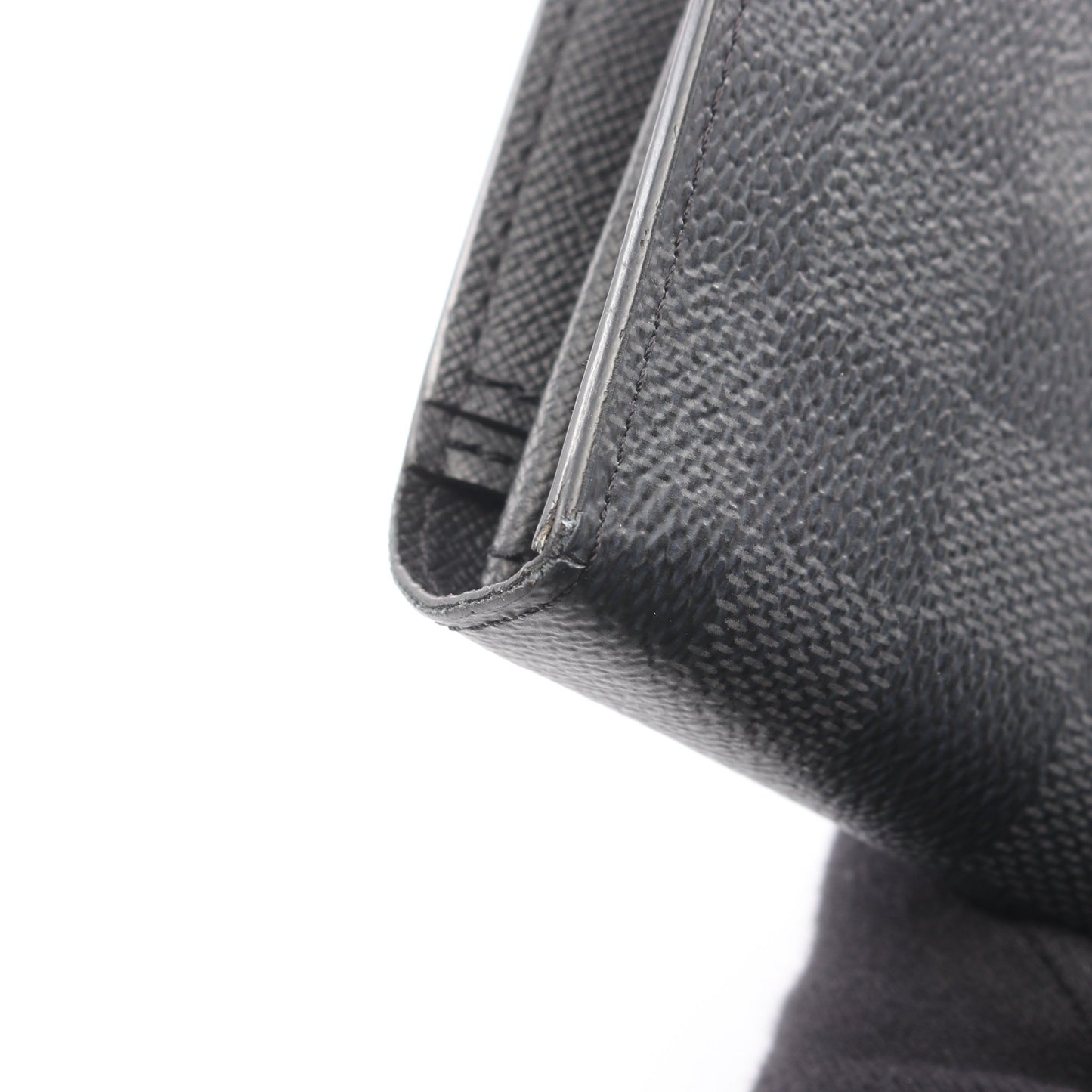 ポルトフォイユ ブラザ ダミエグラフィット 二つ折り長財布 PVC レザー ブラック ルイヴィトン 財布・小物 LOUIS VUITTON