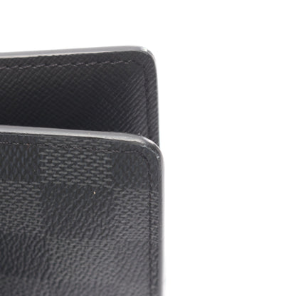 ポルトフォイユ ブラザ ダミエグラフィット 二つ折り長財布 PVC レザー ブラック ルイヴィトン 財布・小物 LOUIS VUITTON