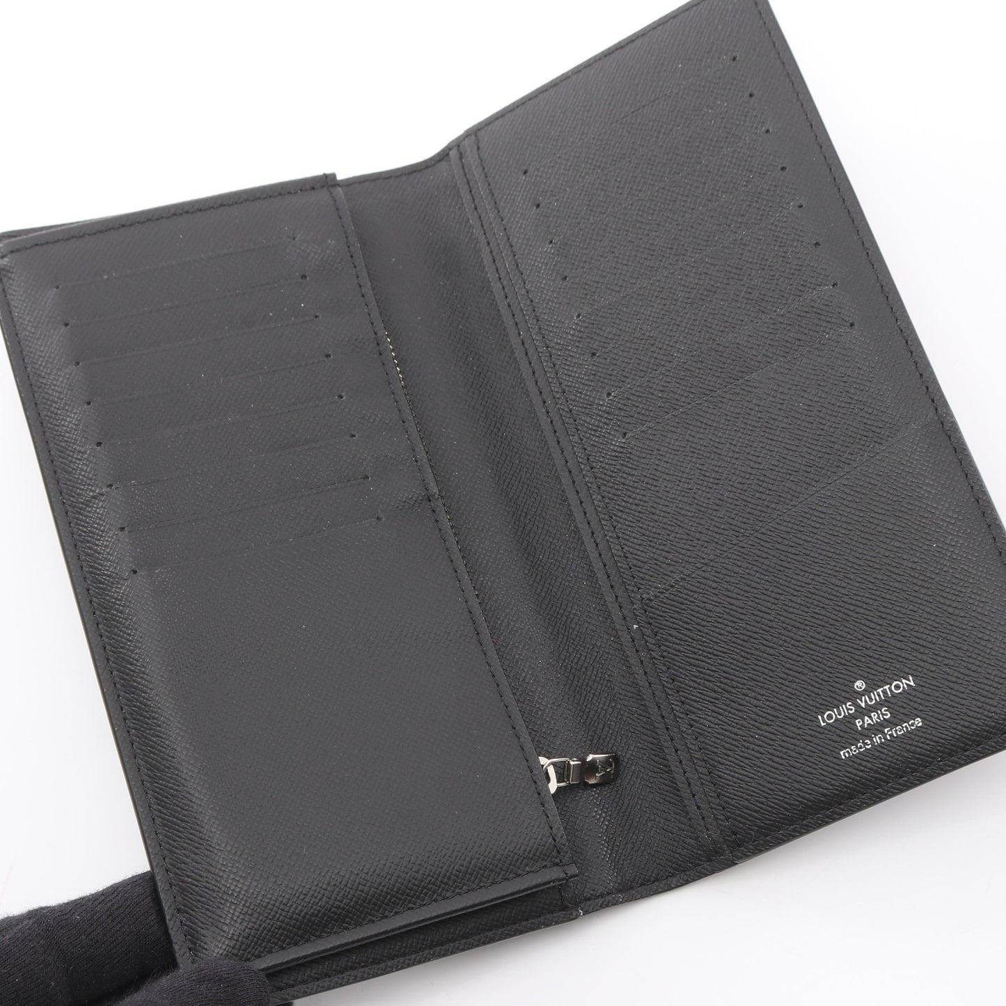 ポルトフォイユ ブラザ ダミエグラフィット 二つ折り長財布 PVC レザー ブラック ルイヴィトン 財布・小物 LOUIS VUITTON