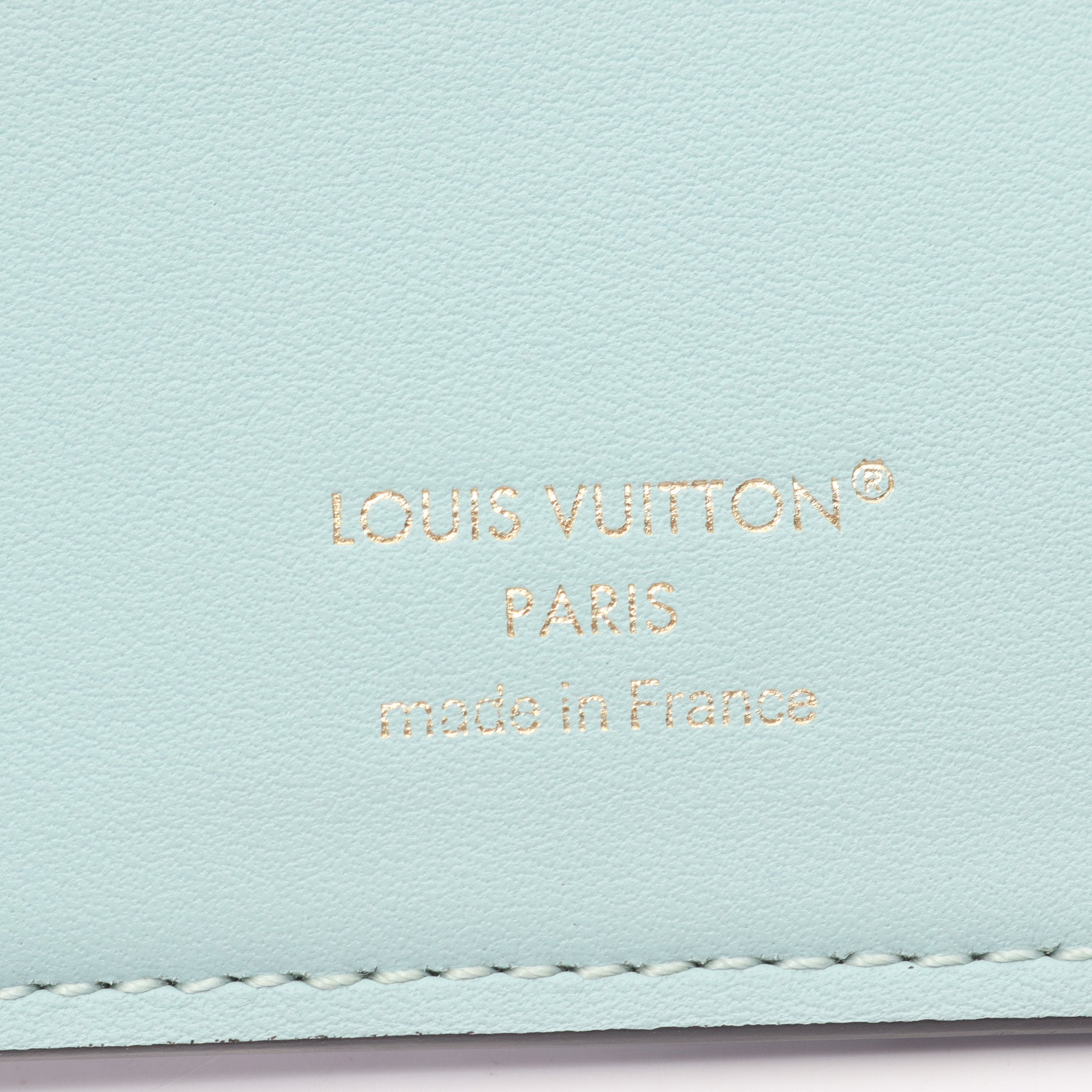 LVヴェルティカル ウォレット ガレ 二つ折り長財布 レザー グレー
