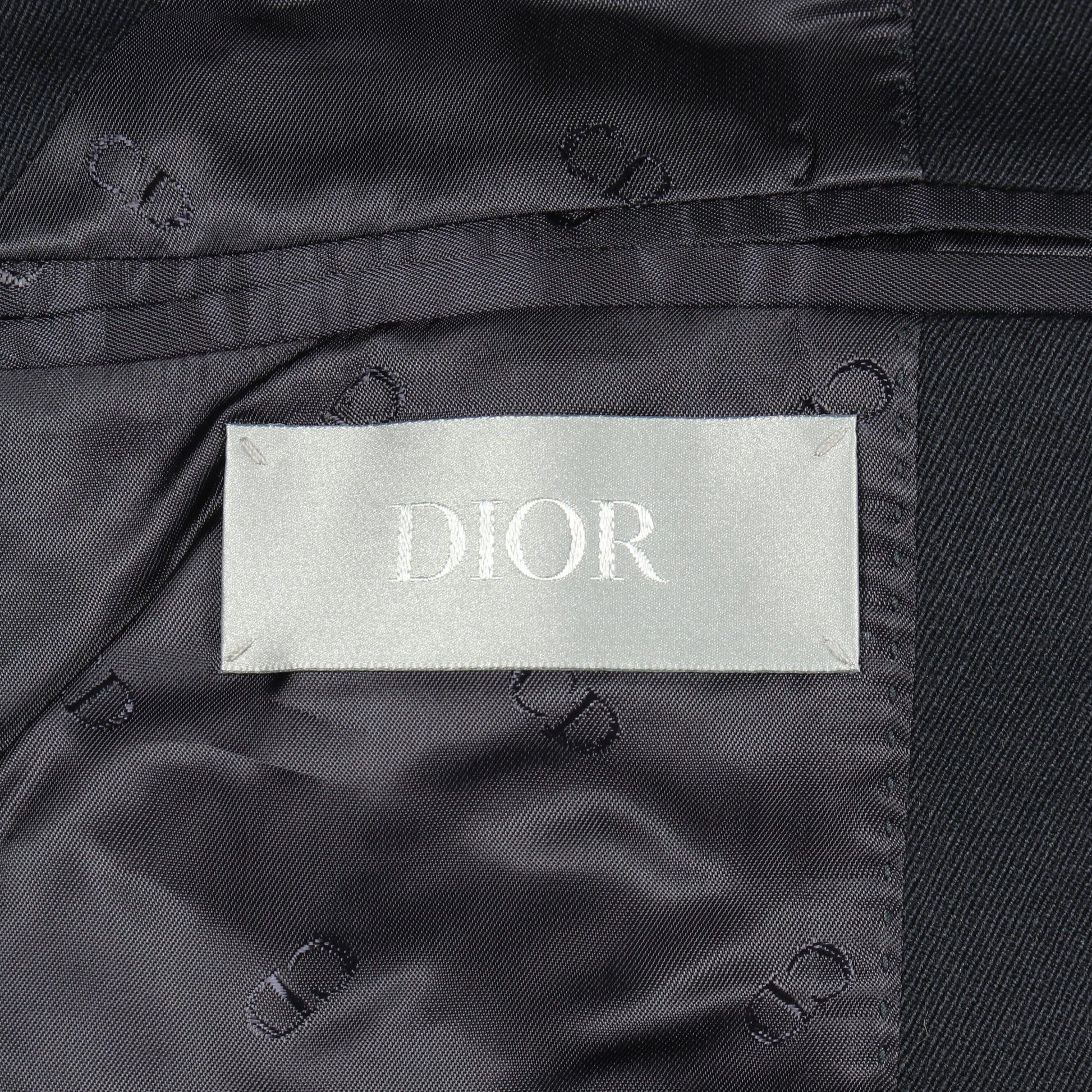 DIOR × PETER DOIG スター刺繍 ベスト ウール ネイビー ディオール トップス DIOR