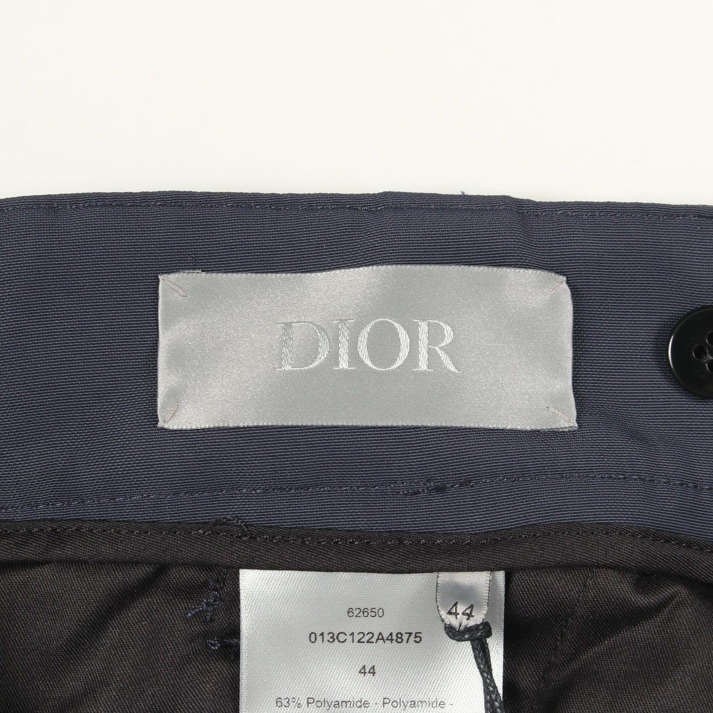 カーゴパンツ ナイロン ネイビー ディオール ボトムス DIOR