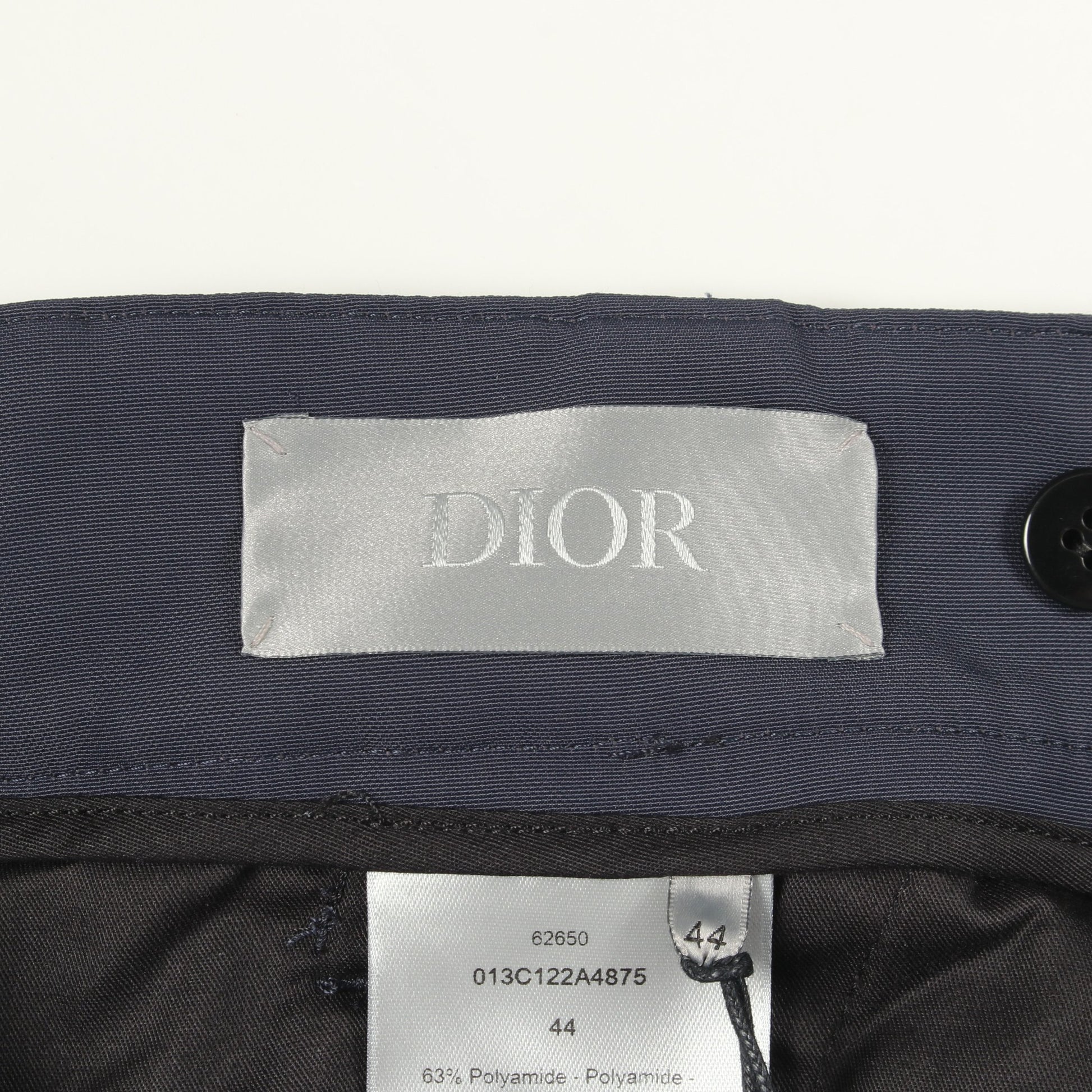 カーゴパンツ ナイロン ネイビー ディオール ボトムス DIOR