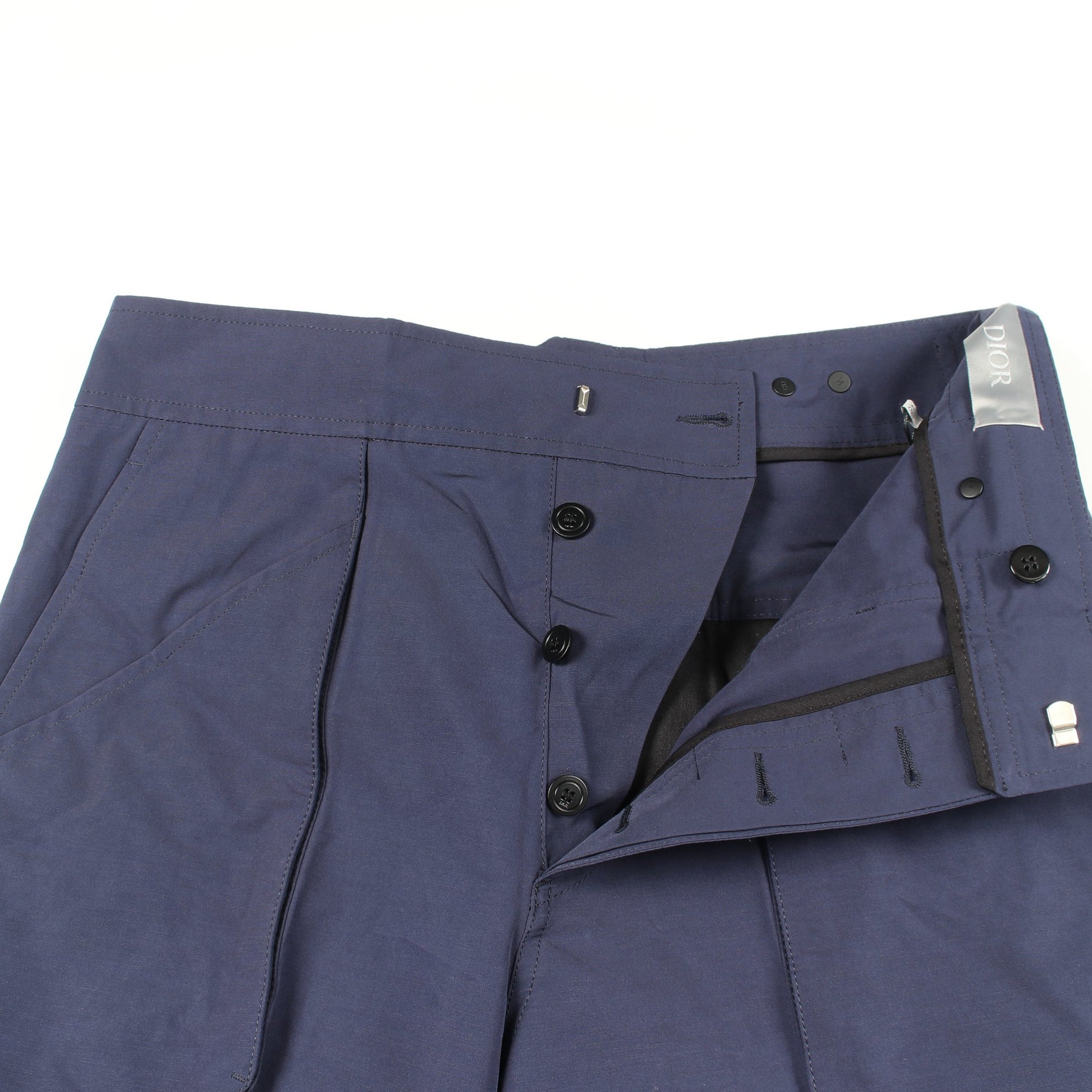 カーゴパンツ コットン ネイビー ディオール ボトムス DIOR