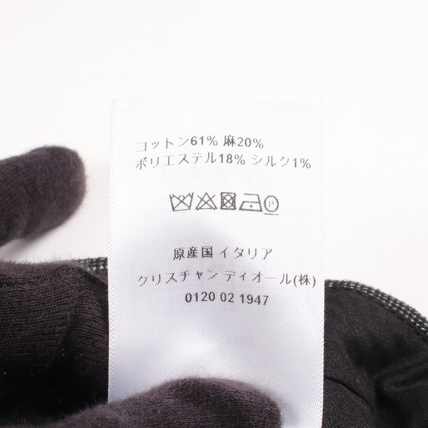 ショート パンツ コットン リネン ブラック クリスチャンディオール ボトムス Christian Dior