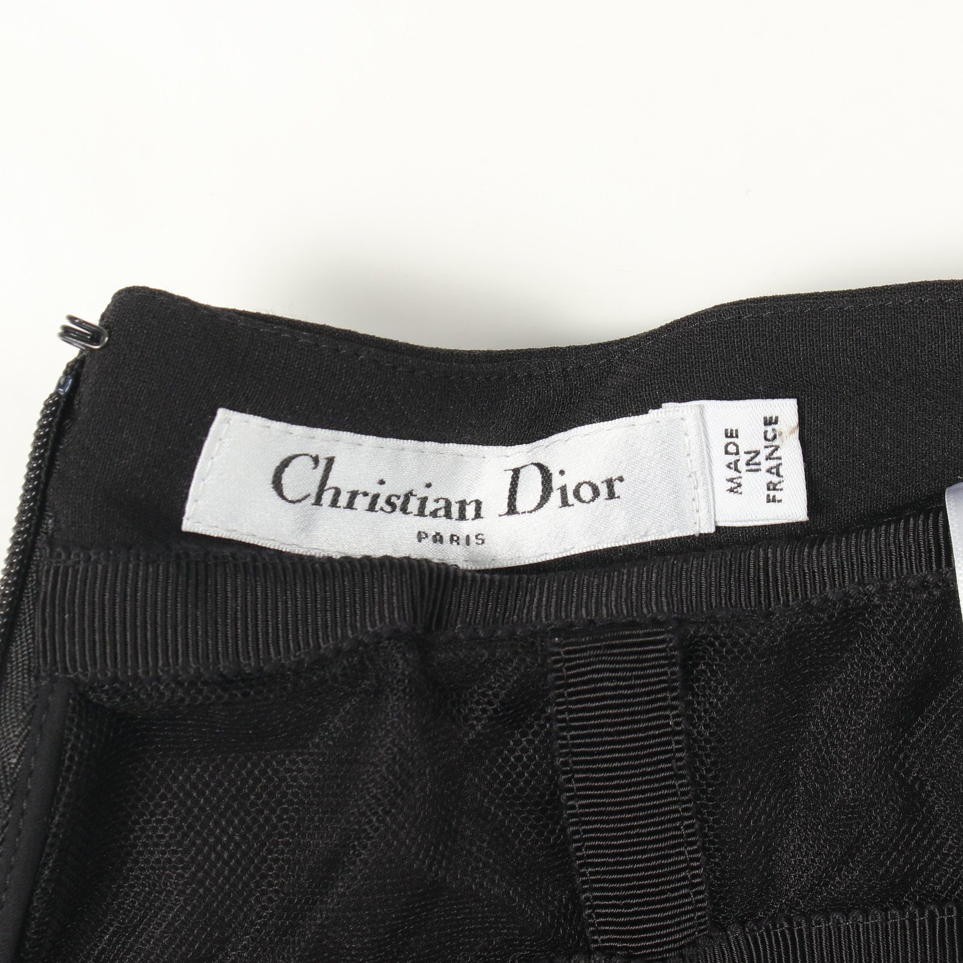 プリーツ ワンピース ウール シルク ブラック クリスチャンディオール ワンピース Christian Dior