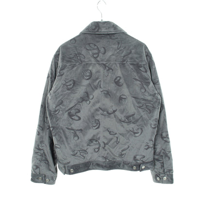 DIOR × KENNY SCHARF 中綿 コーデュロイ ジャケット グレー ディオール アウター DIOR