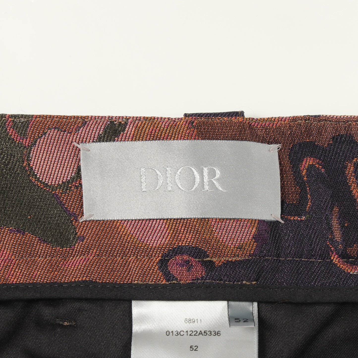 DIOR × PETER DOIG カモフラージュ カーゴパンツ ブラウン マルチカラー ディオール ボトムス DIOR
