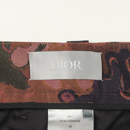 DIOR × PETER DOIG カモフラージュ カーゴパンツ ブラウン マルチカラー ディオール ボトムス DIOR