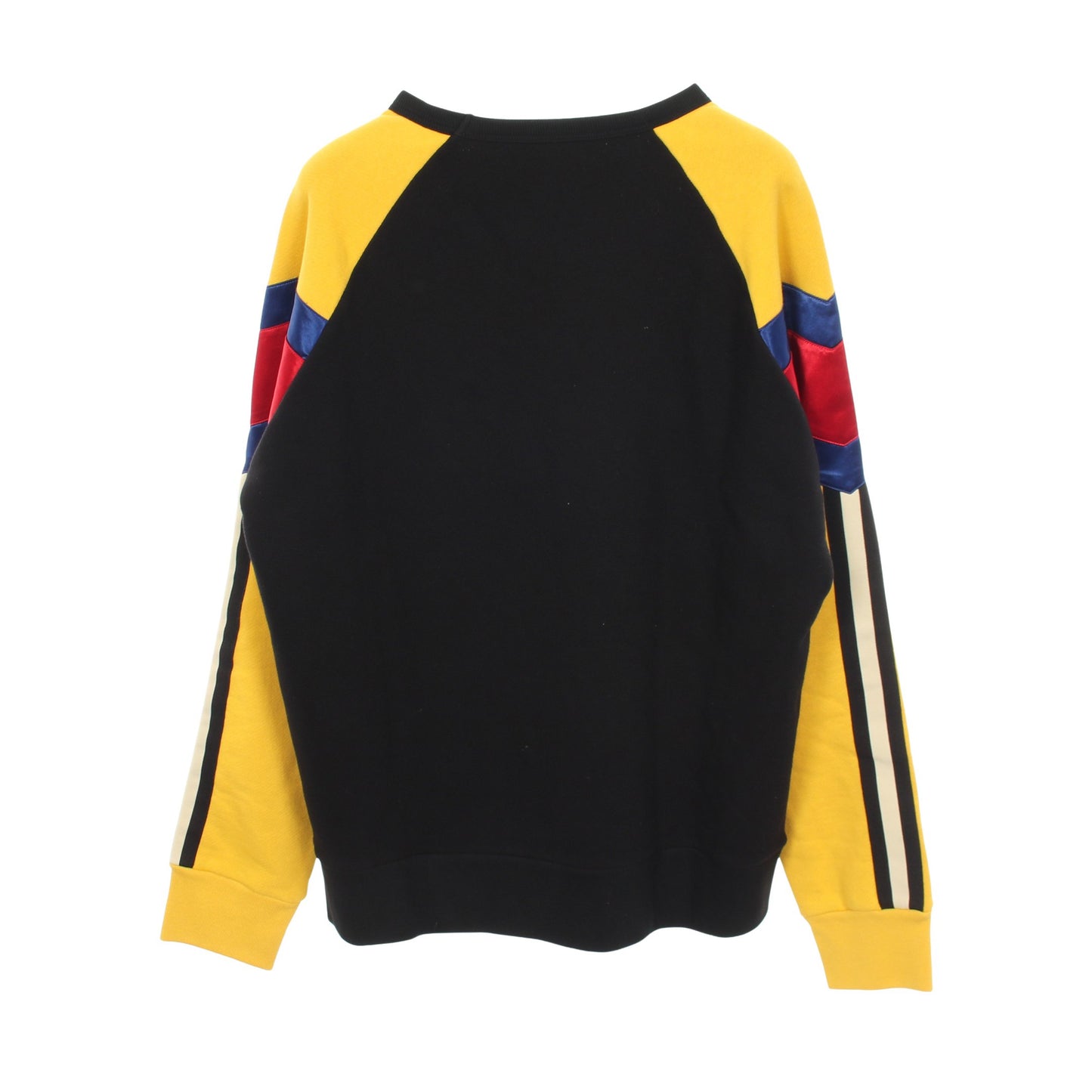 GGロゴパッチ スウェットシャツ コットン ブラック イエロー マルチカラー グッチ トップス GUCCI