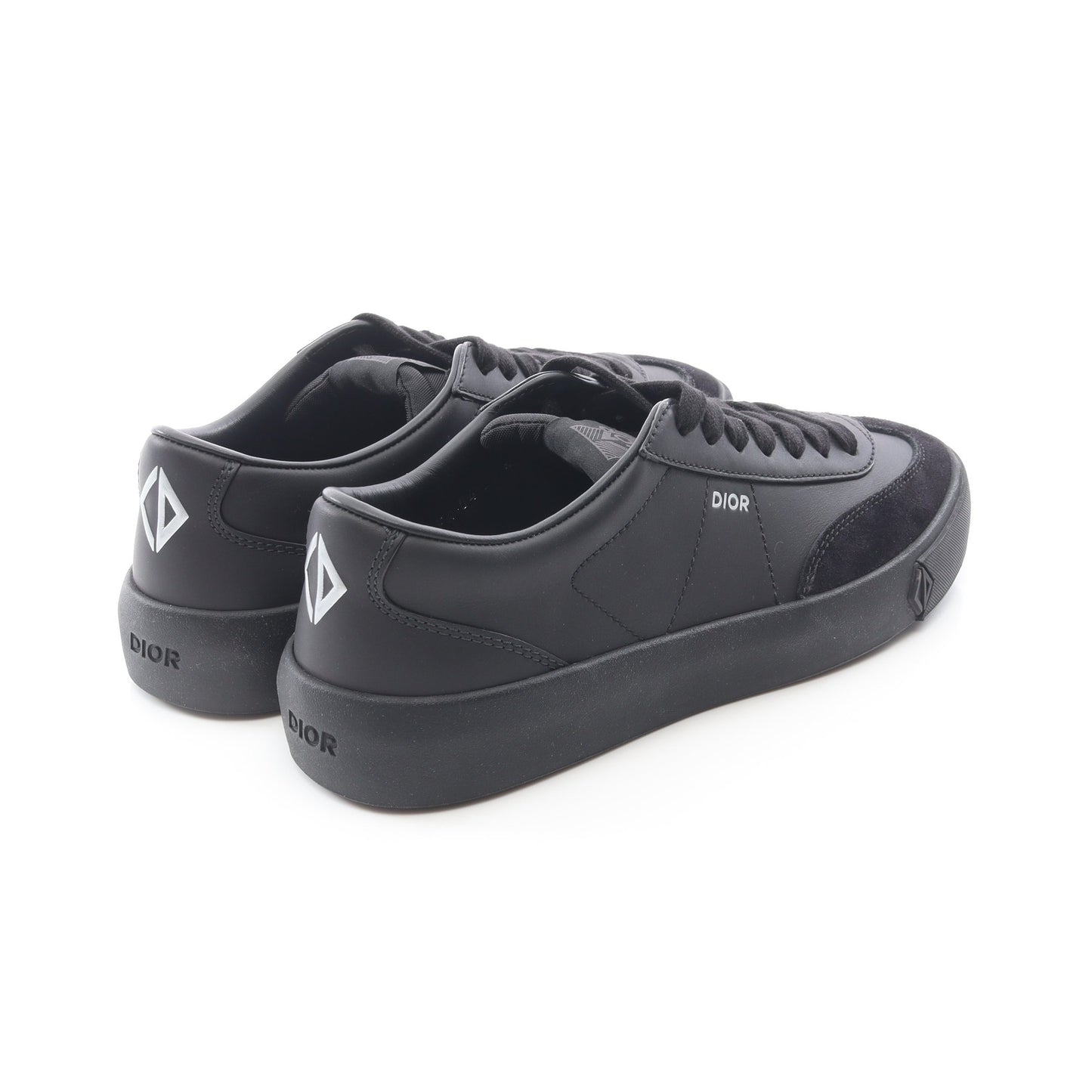 B101 CD Diamond ローカットスニーカー レザー スエード ブラック クリスチャンディオール シューズ Christian Dior