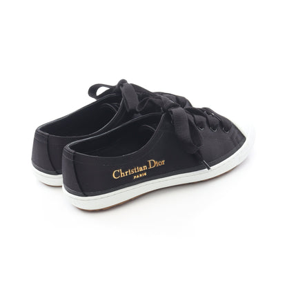 Dior Lucky ローカットスニーカー サテン ブラック クリスチャンディオール シューズ Christian Dior